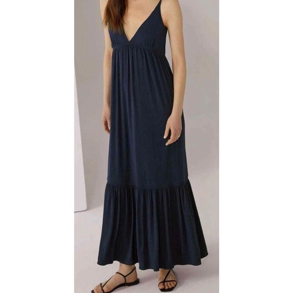 Favorite Daughter The Weekend Maxi Dress in Navy NWT Size XS